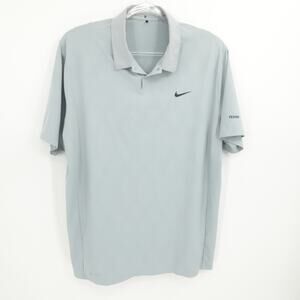 Nike Tiger Woods Collection Shirt Mens XL Dri Fit Lightweight Golf Tesoro‎ Logo